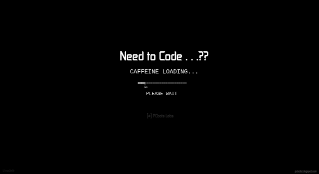 Need to code caffeine loading free wallpaper for desktop - medium preview image