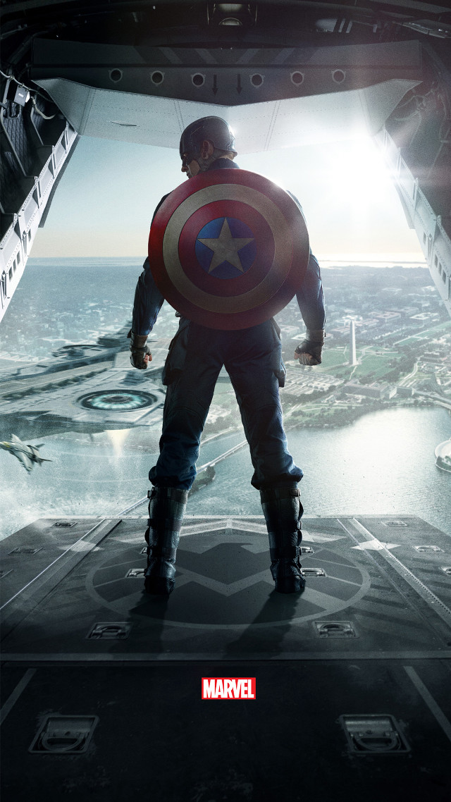 Captain america costume ship ocean free wallpaper for mobile - medium preview image