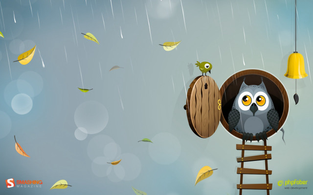 Owl barrel bird perched another free wallpaper for desktop - medium preview image