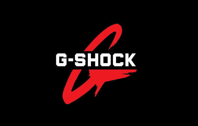 Black background g shock red free wallpaper for desktop - medium preview image