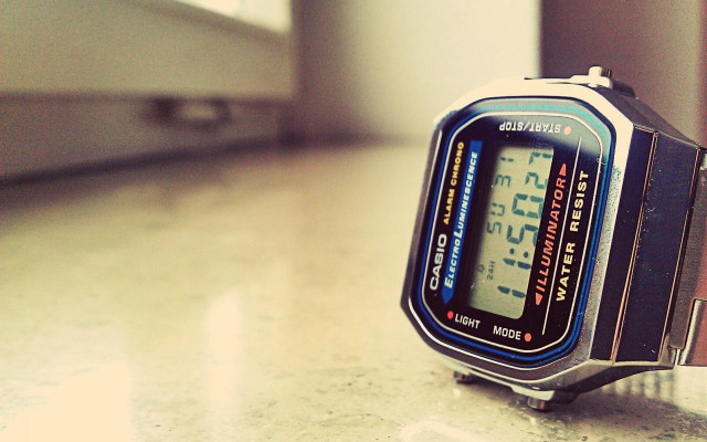 Digital watch counter doorway window free wallpaper for desktop - medium preview image