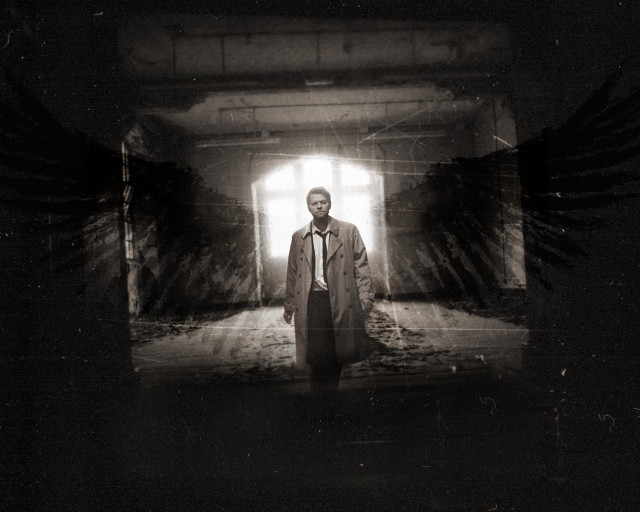 Man tunnel wings floor open free wallpaper for desktop - medium preview image