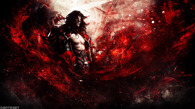 Man sword red black background free wallpaper for desktop - medium preview image