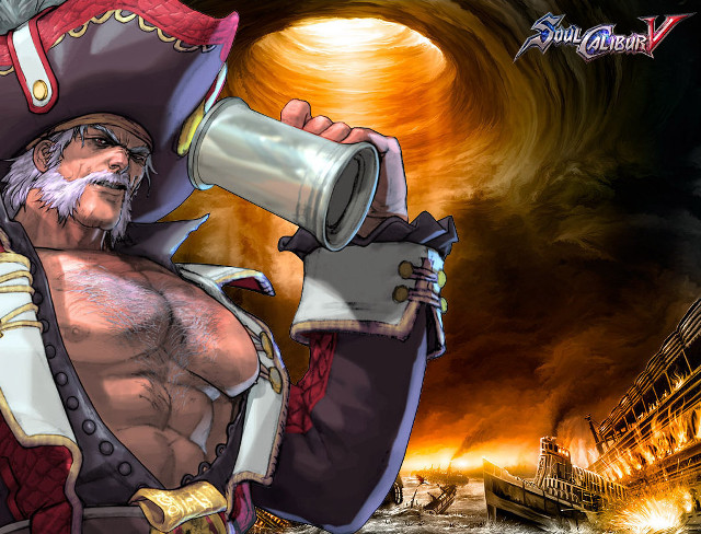 Cartoon character beer pirate ship free wallpaper for desktop - medium preview image