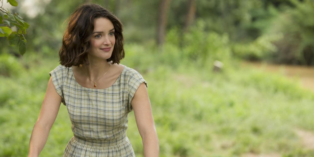 Woman dress field tree impressionist free wallpaper for desktop - medium preview image