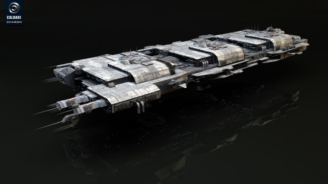 Futuristic ship metal parts black free wallpaper for desktop - medium preview image