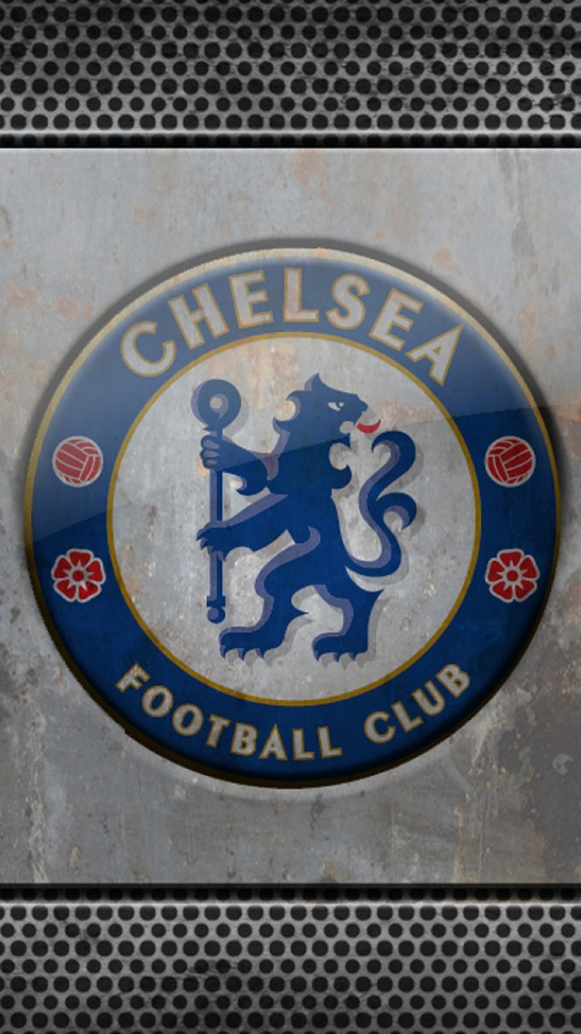 Metal plate lion chelsea logo free wallpaper for mobile - medium preview image