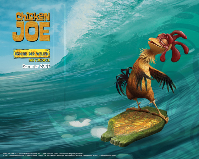 Chicken rock ocean wave message free wallpaper for desktop - medium preview image