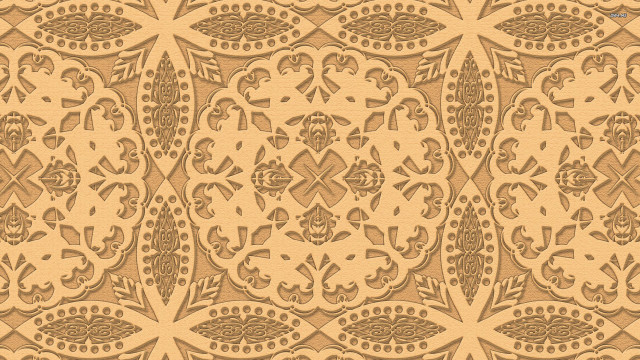 Brown beige intricate pattern wallpaper free wallpaper for desktop - medium preview image