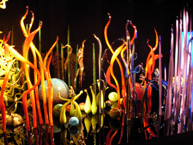 Glass blowing wands dark room free wallpaper for desktop - medium preview image