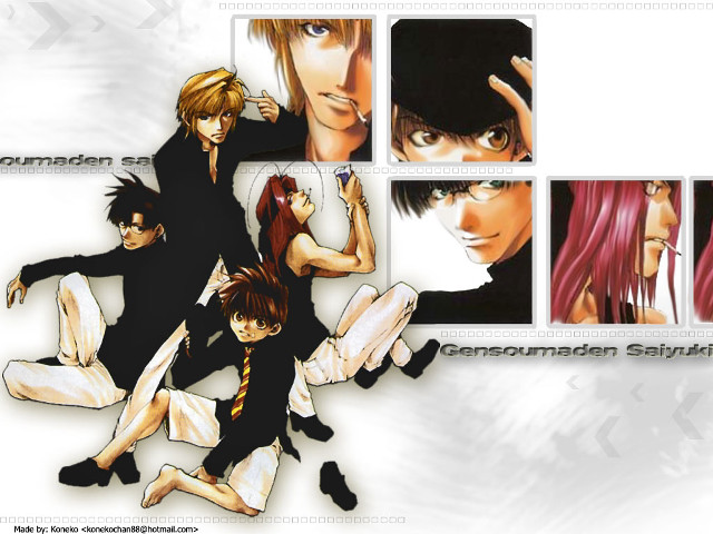 Anime characters expressions hair colors #7 free wallpaper for desktop - medium preview image