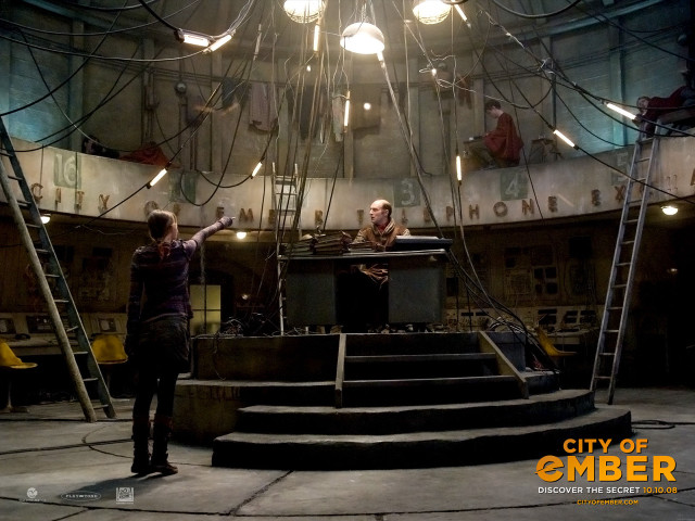 Two men stage lights stairs free wallpaper for desktop - medium preview image