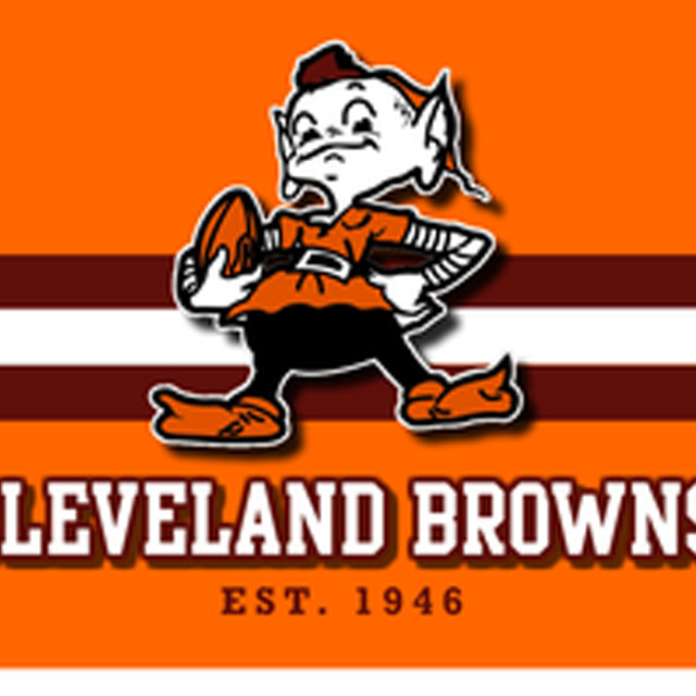 Cleveland browns cartoon character football free wallpaper for tablet - medium preview image