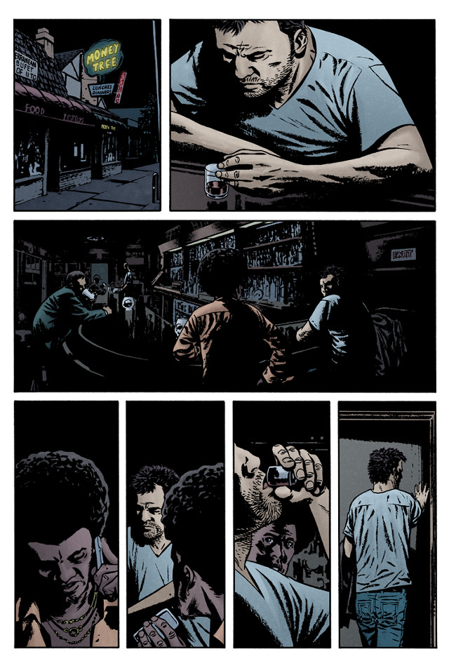 Comic strip blue shirt white free wallpaper for mobile - medium preview image