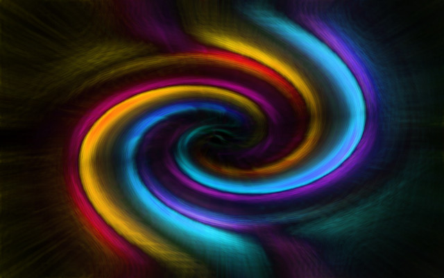 Colorful swirls abstract rainbow light free wallpaper for desktop - medium preview image