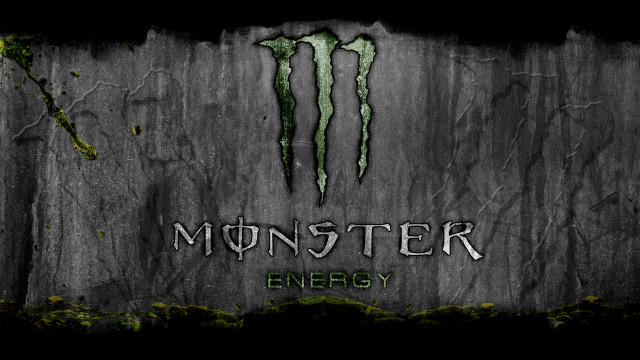 Monster energy logo wall green #2 free wallpaper for desktop - medium preview image