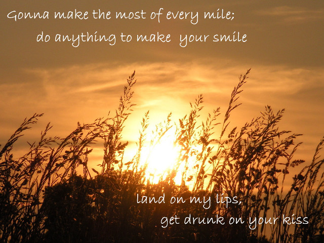 Sunset quote alone not alone free wallpaper for desktop - medium preview image