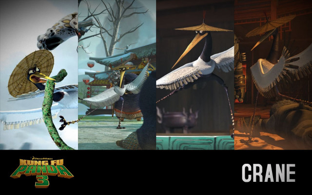 Cranee 3 animated birds cranes free wallpaper for desktop - medium preview image