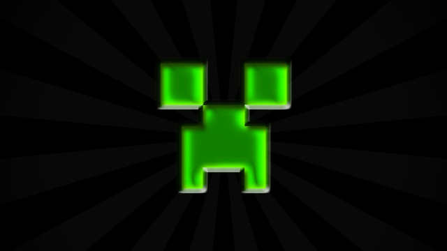Green pixeled letter h black free wallpaper for desktop - medium preview image