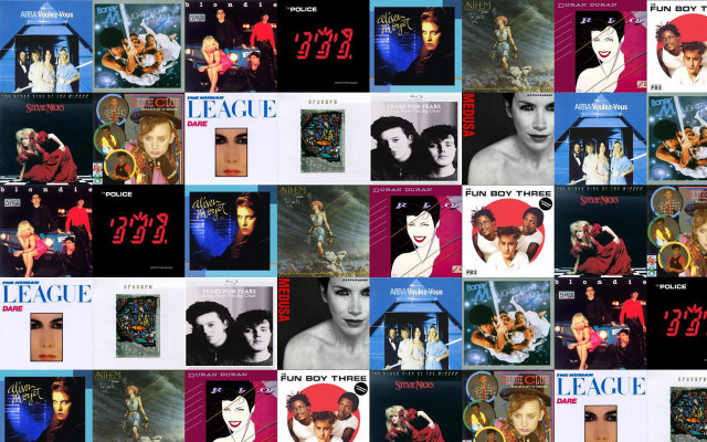 Women collage fashion hair styles free wallpaper for desktop - medium preview image