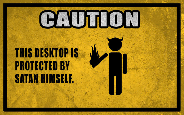 Yellow sign person fire extinguisher free wallpaper for desktop - medium preview image