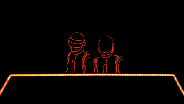 Neon bench night red light free wallpaper for desktop - medium preview image