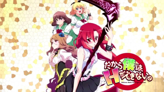 Anime girls banner group friends free wallpaper for desktop - medium preview image