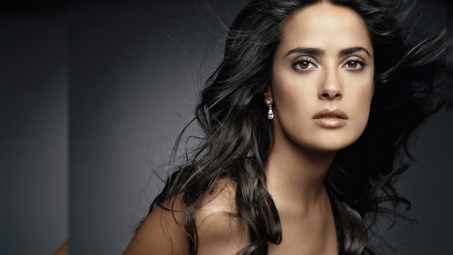 Woman long hair black dress #45 free wallpaper for desktop - medium preview image