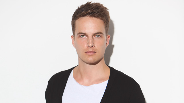 Man black cardigan white shirt free wallpaper for desktop - medium preview image