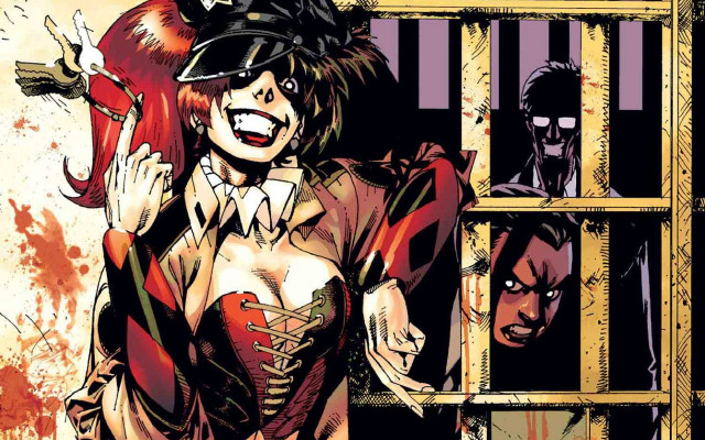 Pirate woman jail cell gun free wallpaper for desktop - medium preview image