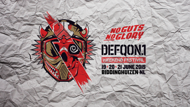 Poster mask red yellow design free wallpaper for desktop - medium preview image