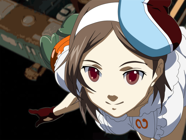 Girl hat suitcase back travel free wallpaper for desktop - medium preview image