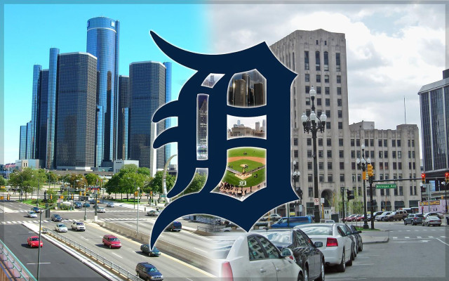 City baseball field center digital free wallpaper for desktop - medium preview image