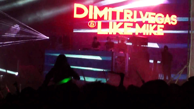 Dimterlivegas band stage neon videoart free wallpaper for desktop - medium preview image