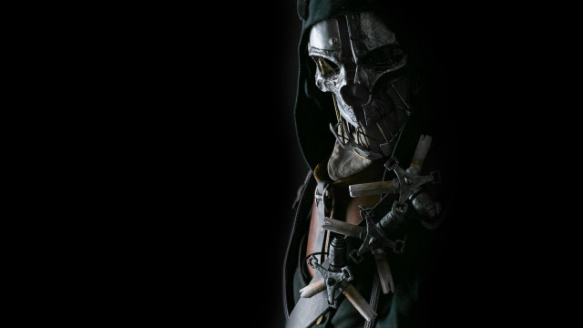 Man hoodie knife skull face free wallpaper for desktop - medium preview image