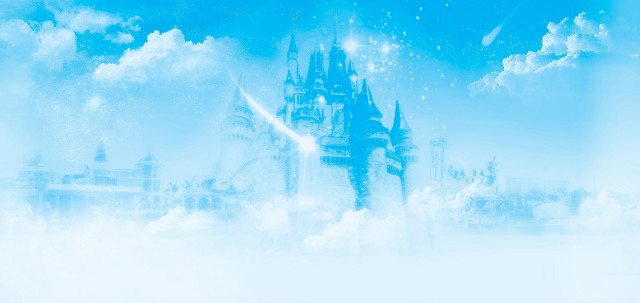 Castle in the sky clouds free wallpaper for desktop - medium preview image