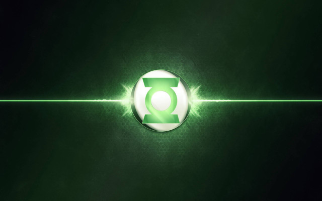 Green lantern logo dark background free wallpaper for desktop - medium preview image