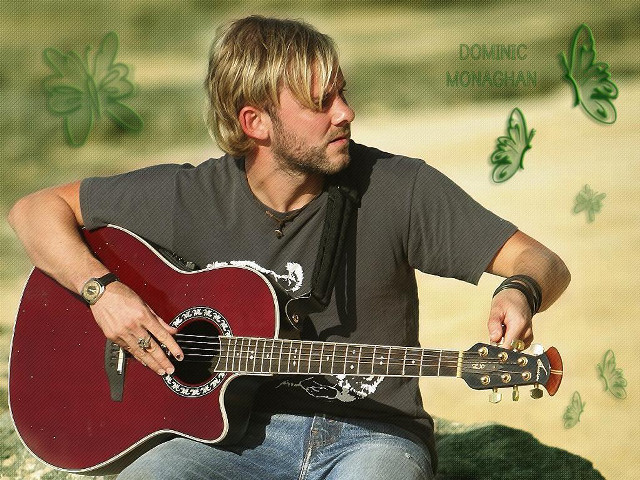 Man guitar butterfly wall poster free wallpaper for desktop - medium preview image