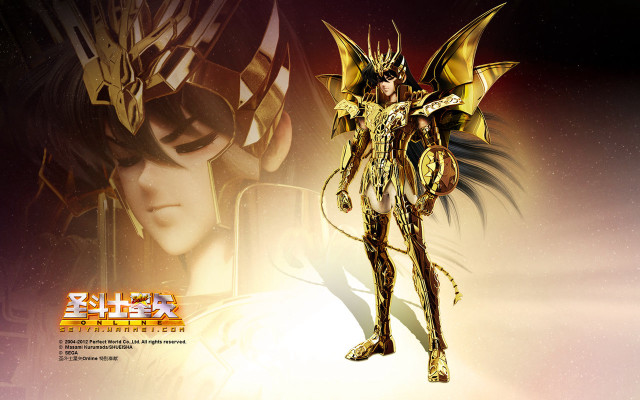 Woman gold outfit sword wings free wallpaper for desktop - medium preview image