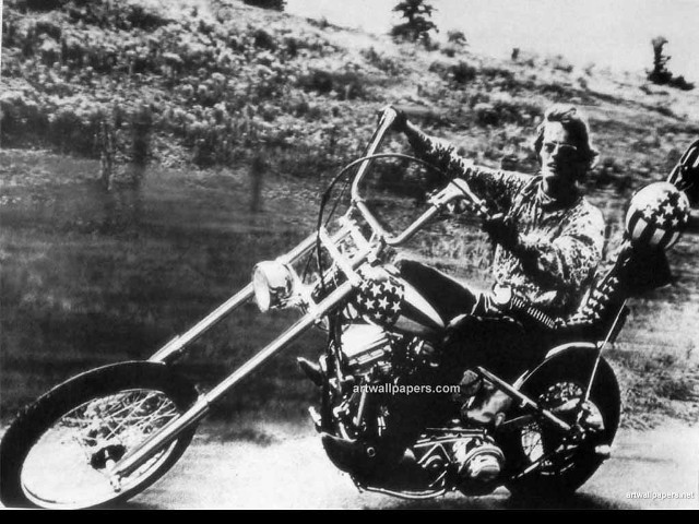 Man motorcycle dirt road countryside #2 free wallpaper for desktop - medium preview image