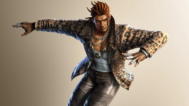 Man leopard print jacket necklace free wallpaper for desktop - medium preview image