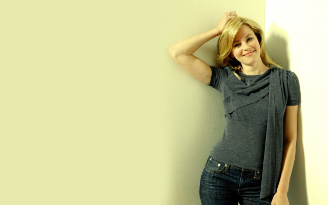 Woman leaning wall hand head #6 free wallpaper for desktop - medium preview image