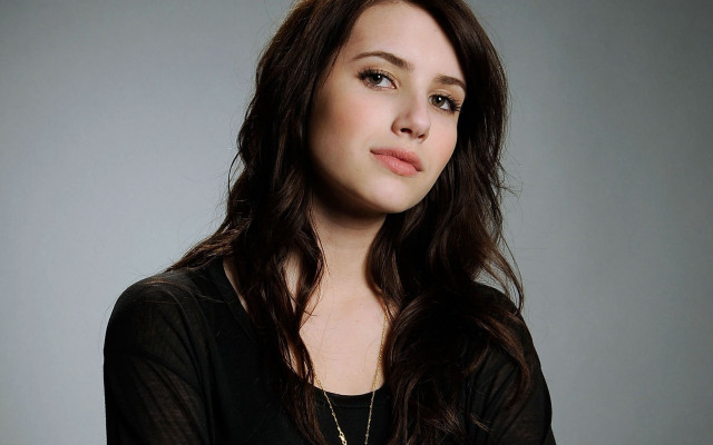 Woman long hair black shirt #10 free wallpaper for desktop - medium preview image