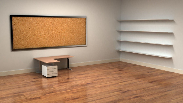 Room corkboard desk shelf wall #3 free wallpaper for desktop - medium preview image