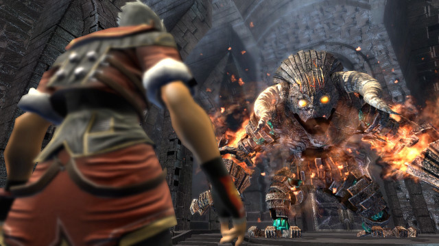 Demonic creature man fire video free wallpaper for desktop - medium preview image