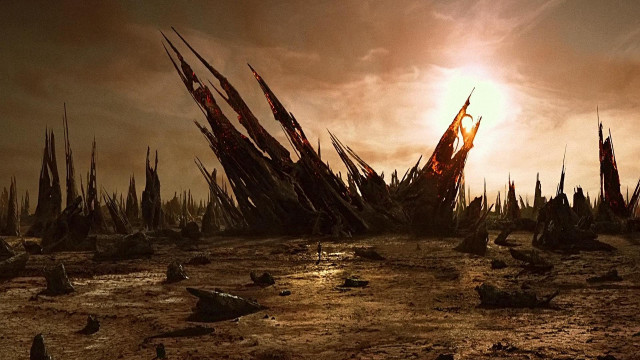 Flags dirt water sky sun free wallpaper for desktop - medium preview image