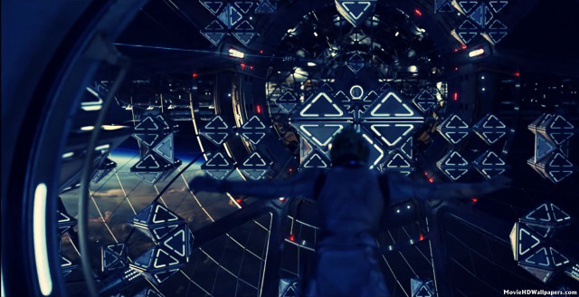 Person mirror arms outstretched reflection free wallpaper for desktop - medium preview image