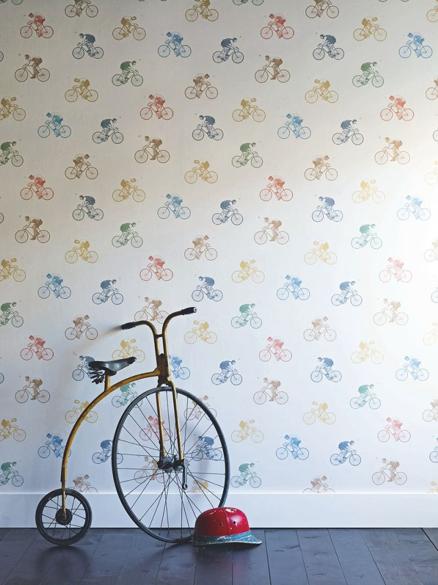 Bike wall ball wallpaper pattern free wallpaper for mobile - medium preview image