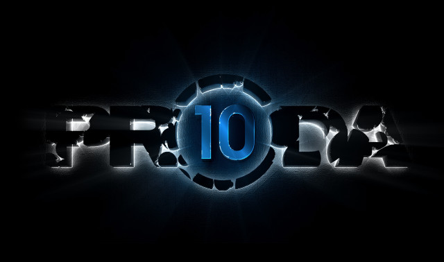 Proba blue light glowing circle free wallpaper for desktop - medium preview image