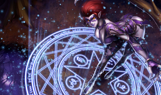 Woman costume wheel lightup star free wallpaper for desktop - medium preview image